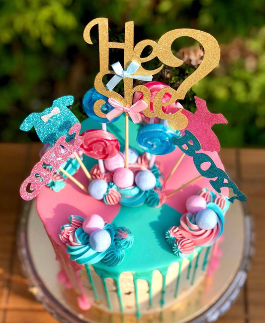 Gender Reveal Cake